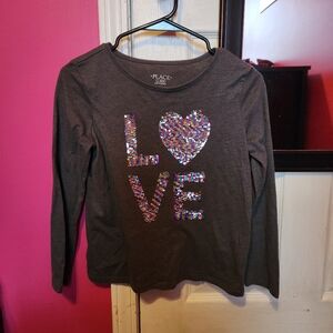Sequin Love Shirt